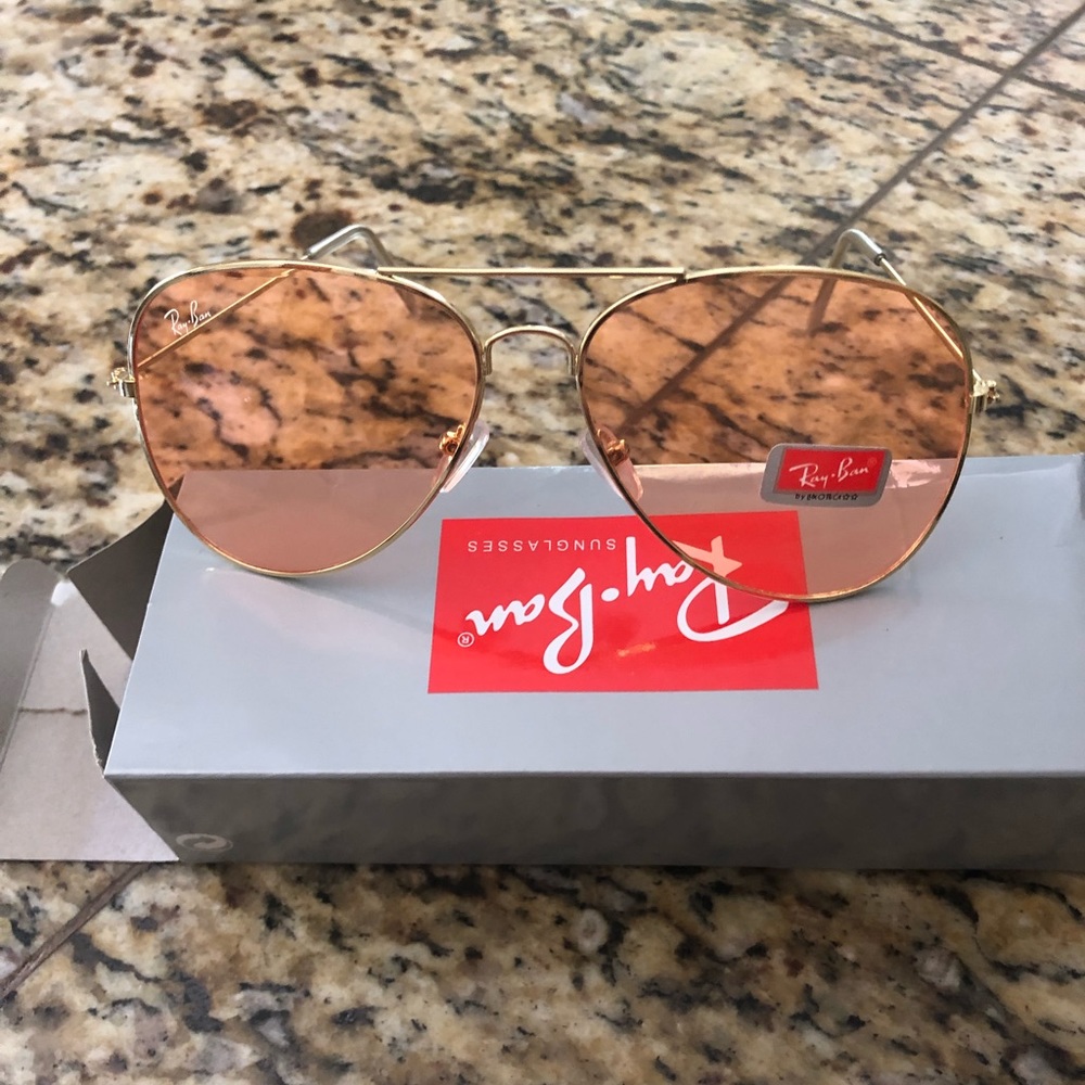 Ray-ban pink aviators